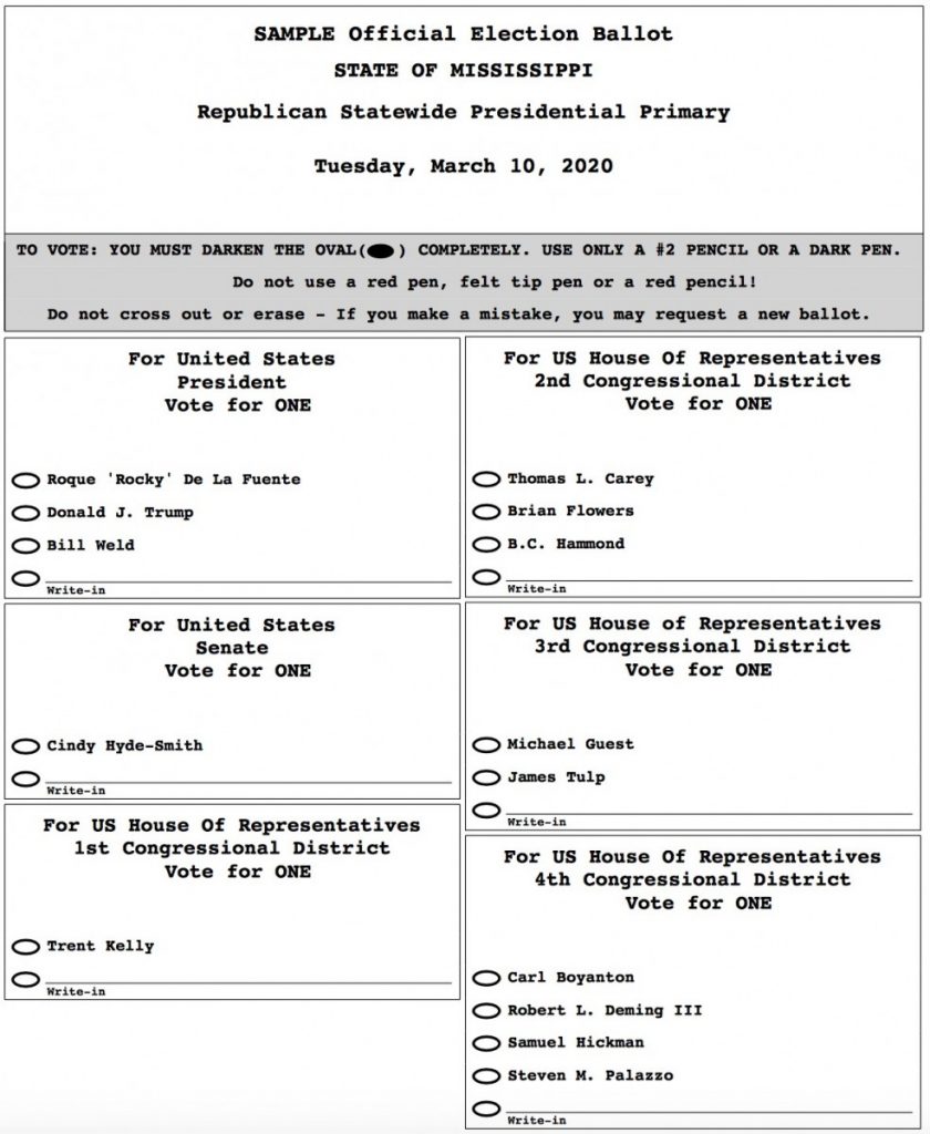 Sample ballots available ahead of March primaries