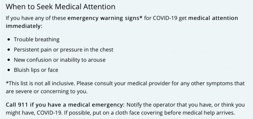 CDC adds six new COVID-19 symptoms to official website