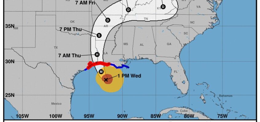 Unsurvivable storm surge predicted as Category 4 Hurricane Laura threatens Louisiana and Texas