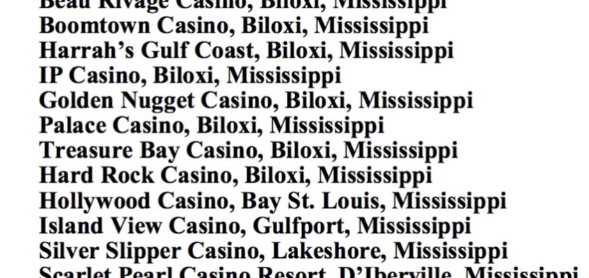 Coast casinos, Mississippi Aquarium to close as Hurricane Sally nears